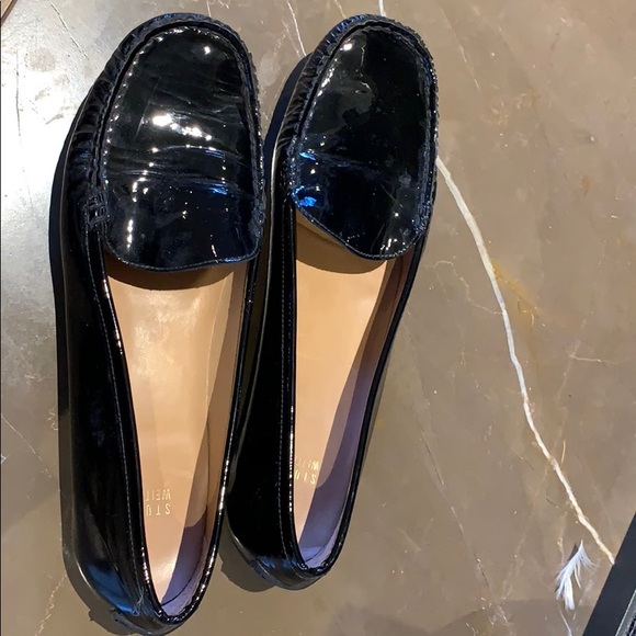 Stuart Weizmann black patent loafers - Picture 1 of 3